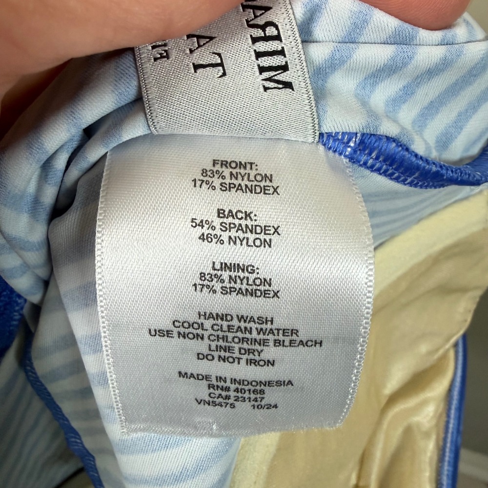 Miraclesuit X Talbots Sanibel One Piece- Painterly Stripe - Picture 11 of 12